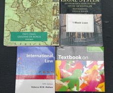 Law books- International, EU, human rights (price for all)