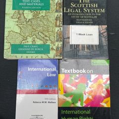 Law books- International, EU, human rights (price for all)