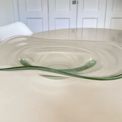 Mid-century modern art glass bowl / centrepiece dish