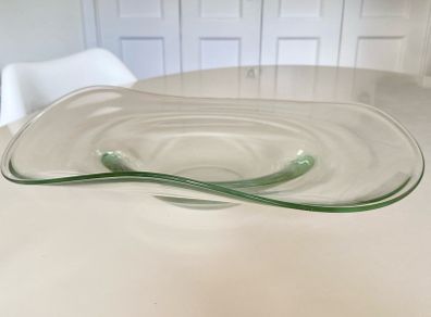 Mid-century modern art glass bowl / centrepiece dish