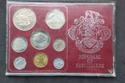 Rare 1977  / 1982 Republic of Seychelles Proof Uncirculated Coin Set