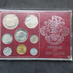 Rare 1977  / 1982 Republic of Seychelles Proof Uncirculated Coin Set