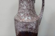 Fabulous Funky Retro Vintage Mid-Century Large One-Handled Fat Lava Vase, by SCHEURICH KERAMIK , Shape Number 407-35, Circa 1960s
