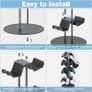 Controller Stand 4 Tiers with Headphone Holder for Desk, Universal Controller Holder Compatible with Xbox PS5 PS4 Nintendo Switch, Headset Hanger & Desk Mounts for 8 Packs Controller Image 3