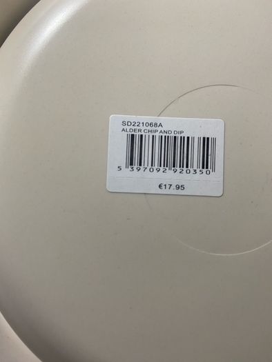 Alder chip and dip plate