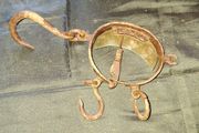 Antique Manchur or C balance scale, used by trappers hunters in the 19th century, Postage Available