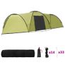 Camping Igloo Tent 650x240x190cm 8 Person Green Image 3