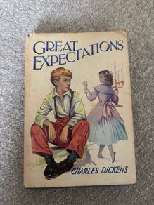 vintage hardcover edition of Great Expectations by Charles Dickens