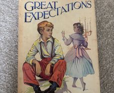 vintage hardcover edition of Great Expectations by Charles Dickens