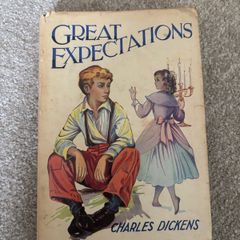 vintage hardcover edition of Great Expectations by Charles Dickens
