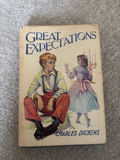 vintage hardcover edition of Great Expectations by Charles Dickens