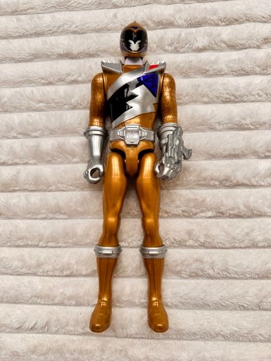 SCG Power Rangers Dino Charge Gold Power Ranger 42121 approx. 12" Used Please see photos