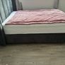 Dark grey double bed FRAME ONLY Image 3