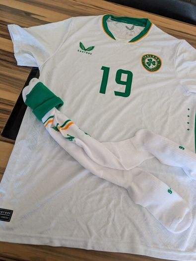 ireland soccer team issued player issued kit