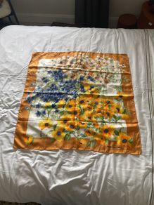 Vintage Daniel La Foret Silk Designer Scarf
