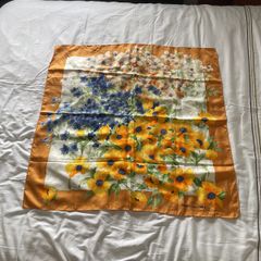 Vintage Daniel La Foret Silk Designer Scarf