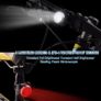 Bike Light Set, Super Bright USB Rechargeable Waterproof Mountain Road Safety & Easy Mount LED Bicycle Lights, USB Cycling Front & Rear Light Image 7