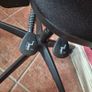 Comfortable Black Office Chair (Adjustable & Reclining ) Image 7