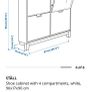 IKEA STALL Shoe Cabinet - White Image 5