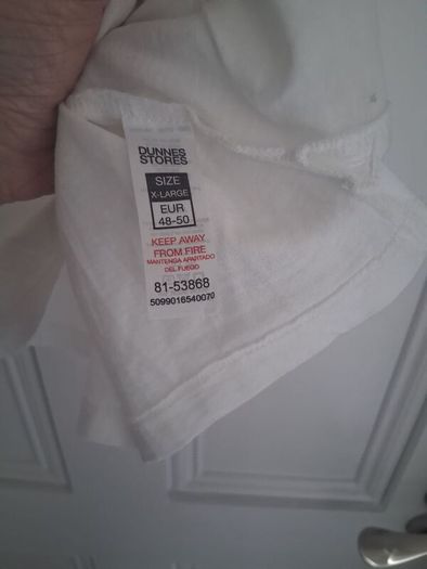 Dunnes White Cotton Top