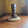 Vintage Egyptian Pharaoh Queen Nefertiti Bust Figurine Decoration Image 7