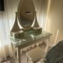IKEA dressing table with mirror and stool Image 3