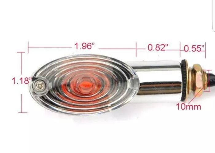 2x Motorcycle Motorbike Mini Cat Eye Indicators Light Bulb 12v 23w Turn Signals Lamp Amber BLACK