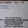 All Together Now tickets x2 + Campervan ticket Image 2