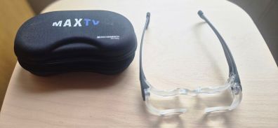 Eschenbach MaxTV Telescopic Glasses (Low Vision TV Magnifier Aid)