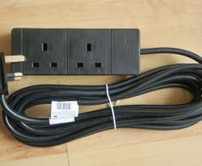 2-Way | 2 Socket Extension Lead/Cord 5m | BRAND NEW