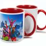 Personalised Photo Two Tone  Mugs Image 4