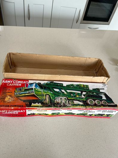 Tin Toy Nomura Army Combat Carrier