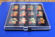3M (US Multinational company) - a scarce cased set of twelve 3M Euro Bears pin badges (2002). Excellent undamaged condition.