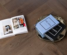 Belmont Oak SPC Vinyl Herringbone Flooring 60x12.5cm