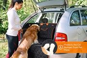 Car Boot Protector, Nonslip Waterproof Dog Car Seat Cover with Enduring Antifouling Liner, Side Protection and Easy to Clean, Boot Protector Blanket for Truck, SUV