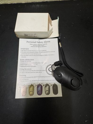 Personal safety alarm