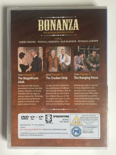 Bonanza - Season 1 (1959-60) - Episodes 10-12 [DVD TV Boxset] STILL SEALED