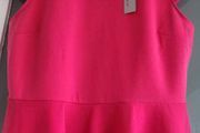 WD NY cerise peplum top Sz L (Fit 14-16UK) - Bnwt
