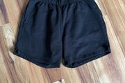 Next black jersey shorts age 12 excellent condition!