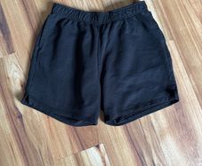 Next black jersey shorts age 12 excellent condition!