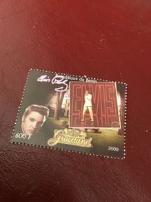 Rare postage stamp - Elvis Presley