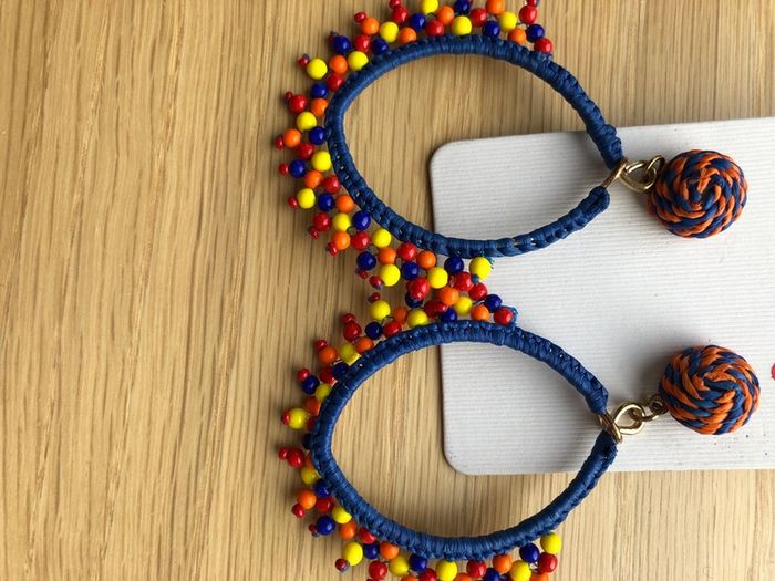 Beaded earrings boho