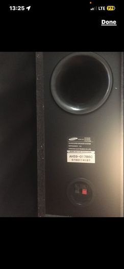 samsung HTX 250 subwoofer speaker perfect condition