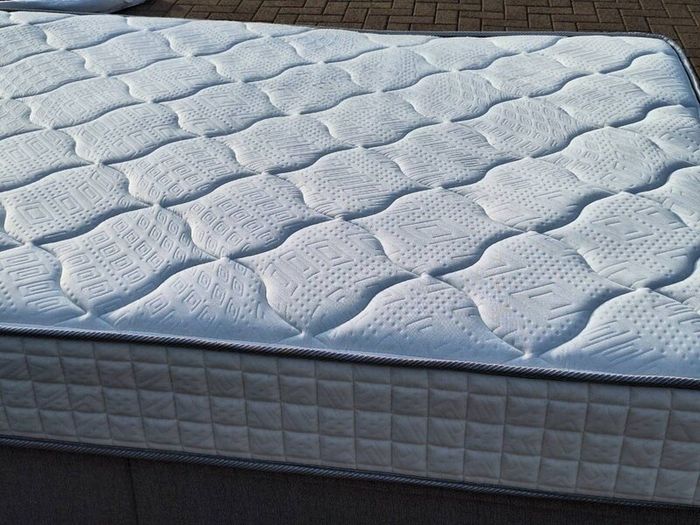 Double bed base and mattress