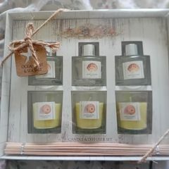 ocean mist and sea salt candle and diffuser set