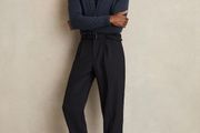 Reiss Navy Trousers