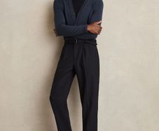 Reiss Navy Trousers