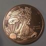 5 euro each full tub 100 euro   Full tube of 20 x 1 oz copper , 999 Copper Rounds Walking Liberty Eagle Image 2