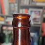 109 - Vintage Antique Brown Glass Embossed Letters Bottle Saorstat Eireann Irish Free State 1922 - 1937 Image 4