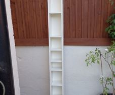 Tall white unit